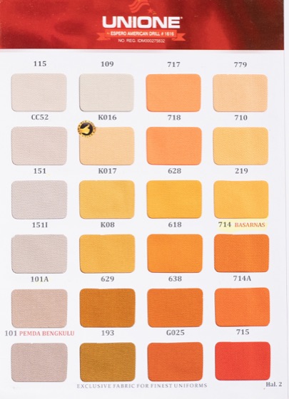 Katalog warna American Drill Unione — halaman 2