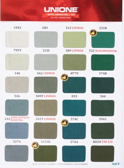 Katalog warna American Drill Unione — halaman 8